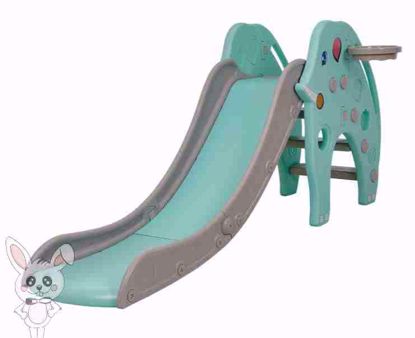 صورة لعبة الشريحة البلاستيكية للأطفال على شكل فيل داخلي