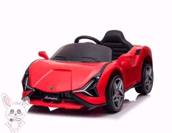 صورة لعبة سيارة لامبورجيني سيان رودستر كهربائية 12 فولت مرخصة للاطفال مع جهاز تحكم عن بعد، نظام تعليق عجلات، اضواء LED وموسيقى