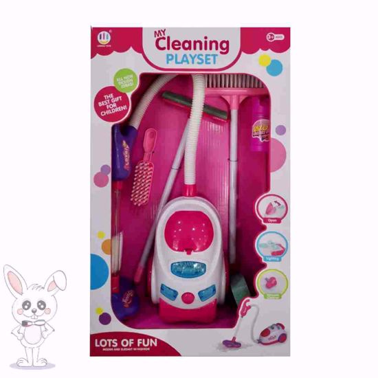 صورة مجموعة لعب المكنسة الكهربائية