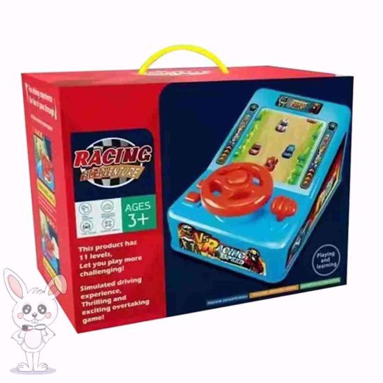 صورة وحدة تحكم ألعاب السباق مع محاكاة صوت العجلة