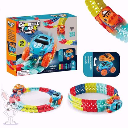 Picture of Luminous car race track for kids