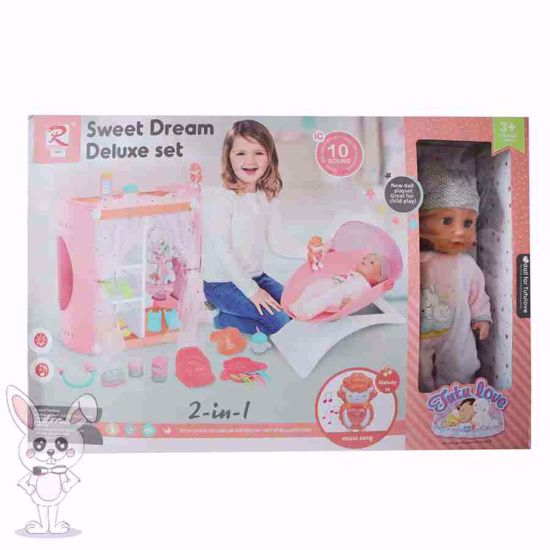 صورة دمية توتو لوف بيبي دول سويت دريم ديلوكس مع الحضانة