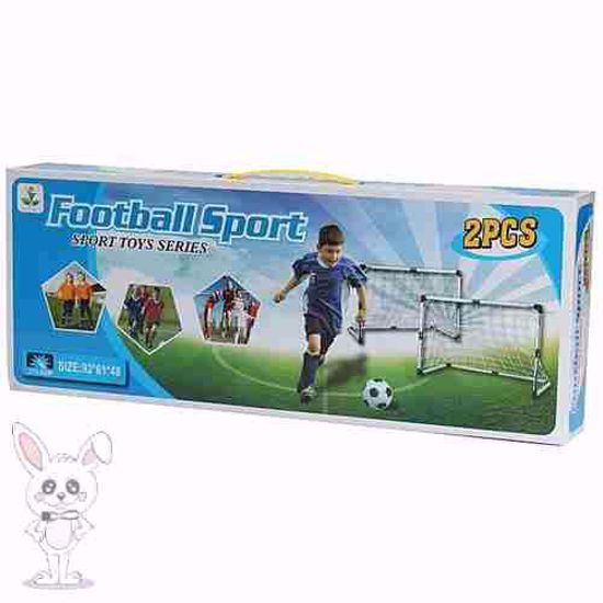 صورة شبكة مرمى كرة قدم صغيرة + كرة + مضخة تدريب رياضي خارجي للأطفال