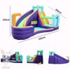 صورة منزلق مائي على شكل قلعة مطاطية للأطفال