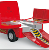 Picture of *Children's toy car set, fire truck with miniature alloy car, educational fire toy car