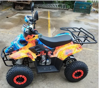 صورة *مجموعة 36 فولت كهربائي ATV Dirt Quad Electric ATV بأربعة عجلات مع محرك قوي بدون فرش بقدرة 500 وات، مركبة كهربائية للطرق الوعرة للأطفال، ATV للركوب على ATV للأولاد الكبار والبنات من سن 6 سنوات فما فوق، Icefire