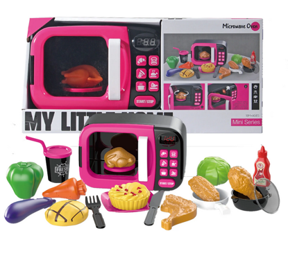 صورة 1جديد  لعبة KUNYANG play house صغيرة متعددة الوظائف فرن صوت خفيف مجموعة ألعاب للأطفال ألعاب اللعب التظاهر