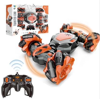 صورة  !التحكم عن بعد 25 سنتيمتر 4WD الموسيقى تسلق الملتوية سيارة الانجراف حيلة مركبة الفتيان RC تشوه سيارة النواء للأطفال