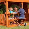 Picture of Backyard Discovery Skyfort II All Cedar Swing Set!
