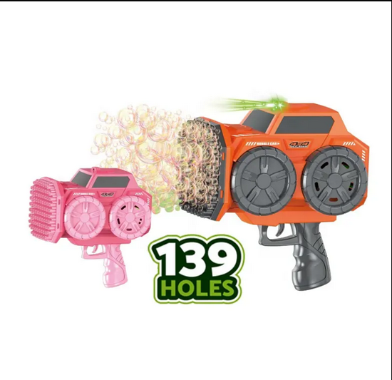 صورة : لعبة KUNYANG ، مسدس فقاعات للأطفال ، ألعاب أطفال ملونة للأطفال ، مسدس فقاعات للأطفال