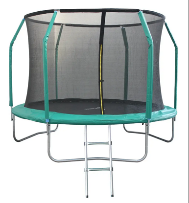 صورة }} اللياقة البدنية 6 قدم عالية QualityTrampoline ترامبولين في الهواء الطلق اللياقة البدنية الفناء الخلفي الترامبولين مع شبكة حماية