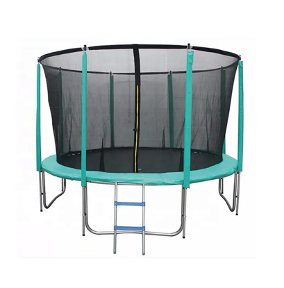 صورة }} Sundow 10Ft جولة القفز بنجي آمنة اللياقة البدنية الترامبولين مع شبكة حماية