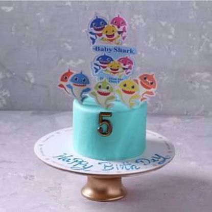 صورة كيك 🎂 ارنوب 6انش