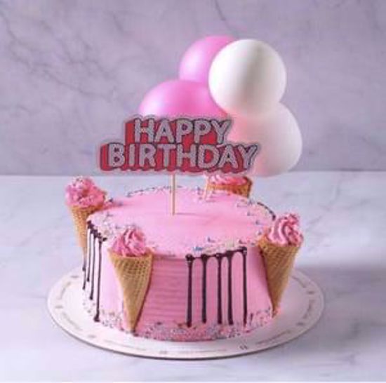 صورة كيك 🎂 ارنوب 6انش