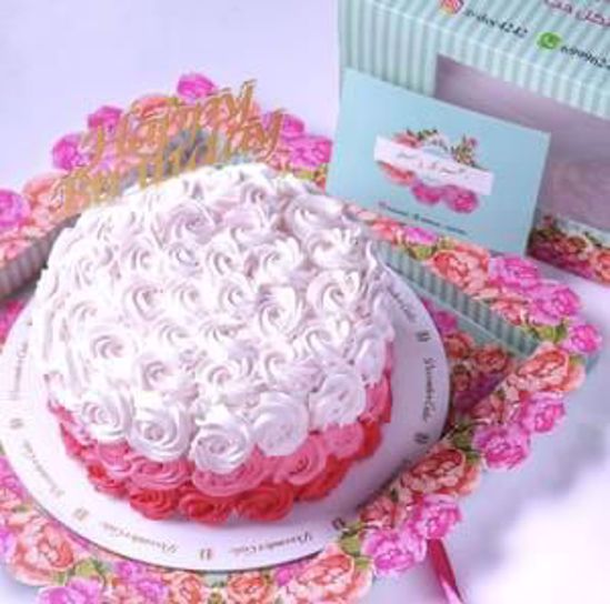 صورة كيك 🎂 ارنوب 6انش