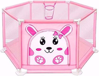 صورة <<سياج لعب للاطفال الصغار، سياج لعب كبير قابل للفصل، سياج امان للاطفال الصغار للزحف في الهواء الطلق لغرفة العائلة