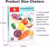 Picture of  TOP BRIGHT Pretend Play Food Kitchen Set, Wooden Cutting Fruits and Vegetables Educational Toys, Kitchen Accessories for Toddlers 3 Years +