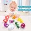 Picture of  TOP BRIGHT Pretend Play Food Kitchen Set, Wooden Cutting Fruits and Vegetables Educational Toys, Kitchen Accessories for Toddlers 3 Years +