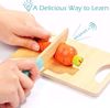 Picture of  TOP BRIGHT Pretend Play Food Kitchen Set, Wooden Cutting Fruits and Vegetables Educational Toys, Kitchen Accessories for Toddlers 3 Years +