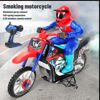 صورة --- ألعاب الأطفال, ألعاب الدراجات النارية Flytec 2.4G التحكم عن بعد 360 الغزل العمل الدورية دراجة نارية rc لعب للأطفال الأولاد