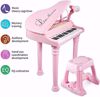 صورة -/يوبانت لعبة بيانو للاطفال البيانو البينك للبنات هدية عيد ميلاد 2 3 4 5 سنوات للاطفال بعمر 2 3 4 5 سنوات لعبة بيانو متعددة الوظائف 31 مفتاح