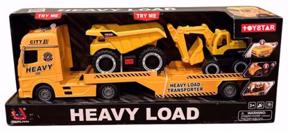 صورة محرك رئيسي مع مركبتين للبناء على مقطورة