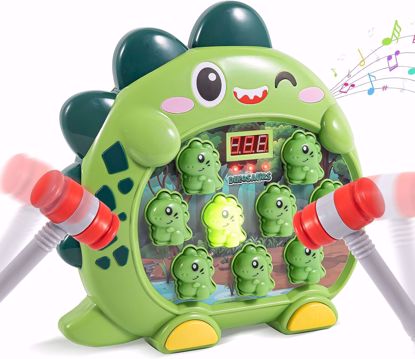 صورة 3/لعبة ديناصور فيرمامنت من ستاربوني للأطفال الصغار مع مطرقتين، لعبة ديناصور تطرق الطرقة، لعمر 3 و4 و5 و6 و7 سنوات