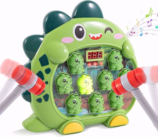 صورة 3/لعبة ديناصور فيرمامنت من ستاربوني للأطفال الصغار مع مطرقتين، لعبة ديناصور تطرق الطرقة، لعمر 3 و4 و5 و6 و7 سنوات