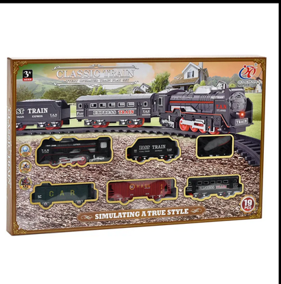 صورة 7/ قطارات كهربائية جديدة تصنعها بنفسك ، مشهد محاكاة سكة دخان حضرية ، ألعاب قطار صغير بالسكك الحديدية