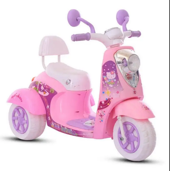 Picture of 13/ Electric Motorcycle for Girls Kids 6V Motor Battery Operated 3D Ride On Car Toy Voiture