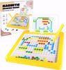 Picture of 19/Yaloban Magnetic Drawing Board, Educational Toy Series, Use the magnetic pen to control the colorful chess pieces to form different patterns