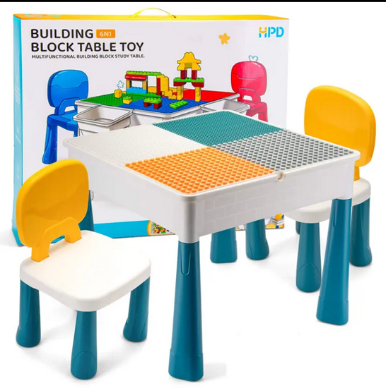 صورة 25/ البلاستيك DIY الجمعية التعليمية لعب للتعلم اللبنات مجموعات الجدول للأطفال