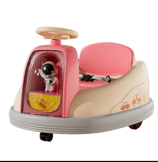 صورة 39/تصميم جديد هدية عيد ميلاد للفتيات لون وردي 6 فولت دوران 360 درجة للركوب على سيارة كهربائية للأطفال