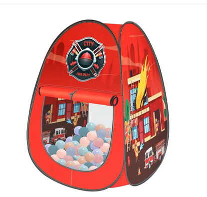صورة 40/بيت ألعاب داخلي شاحنة إطفاء مع 100 كرة