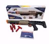 صورة 41/ وصول جديد يدوي للأطفال لعبة اطلاق النار في الهواء الطلق محاكاة لينة قاذفة مزدوجة برميل لعبة لينة