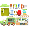 Picture of 42/ Dinosaur Truck 3 in 1 Pretend Play Toys with Inertia Dino Truck for Kids Preschool Role Play Doctor Kitchen Toy