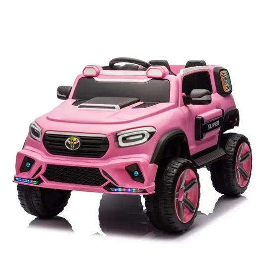 صورة 48/سيارة للأطفال ببطارية 12 فولت للقيادة ، سيارة للأطفال مزودة بمصباح أمامي ، موسيقى ، تعليم مبكر ، سيارة كهربائية