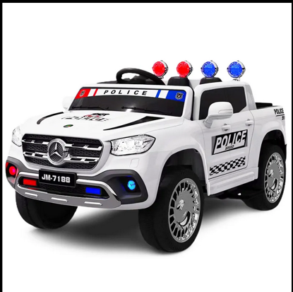 صورة 49/ سيارة شرطة للأطفال بتصميم جديد 12 فولت سيارة لعبة كهربائية بجهاز تحكم عن بعد للأطفال للقيادة