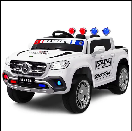 صورة 49/ سيارة شرطة للأطفال بتصميم جديد 12 فولت سيارة لعبة كهربائية بجهاز تحكم عن بعد للأطفال للقيادة