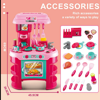 صورة 52/ لعبة التظاهر تشمل إكسسوارات لعبة المطبخ مجموعة اللعب الموسيقية الخفيفة الاستقرائية للفتيات