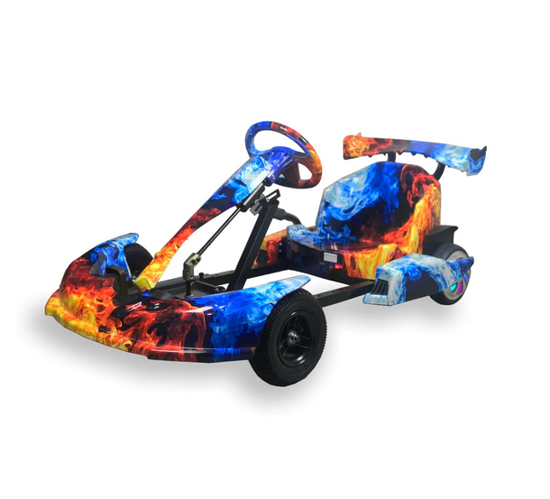 صورة 68/ CE تصميم جديد بطارية طاقة للأطفال الكهربائية الذهاب كارت عالية السرعة رخيصة الطباعة الملونة الإلكترونية سباق الذهاب كارت للأطفال