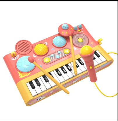 Picture of 78/ Electric Toy for Kids Learning Music from Five Star Educational Piano Music Toy Plastic Toy for Toddlers Tells Stories and Electronic Star