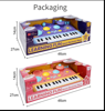 صورة 78/ لعبة كهربائية للأطفال تعلم الموسيقى من Five Star بيانو تعليمي موسيقى لعبة بلاستيكية للأطفال حديثي المشي يحكي قصصاً ونجمة إلكترونية