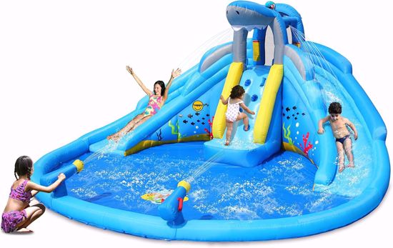 صورة 82/ حوض سباحة ذا شارك متعدد الالوان، 9421 هابي هوب 240 سم * 460 سم