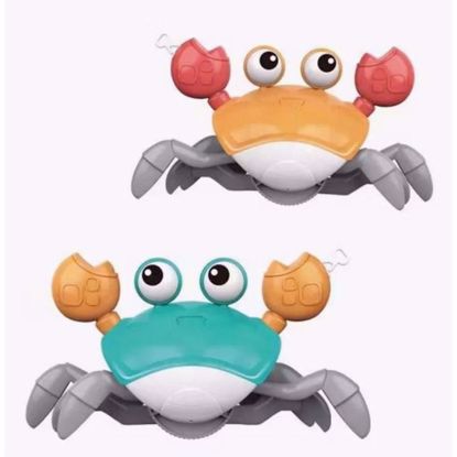 صورة 83/عقبات سرطان البحر صيف شاطئ حوض الاستحمام زحف لعبة دمى الأطفال