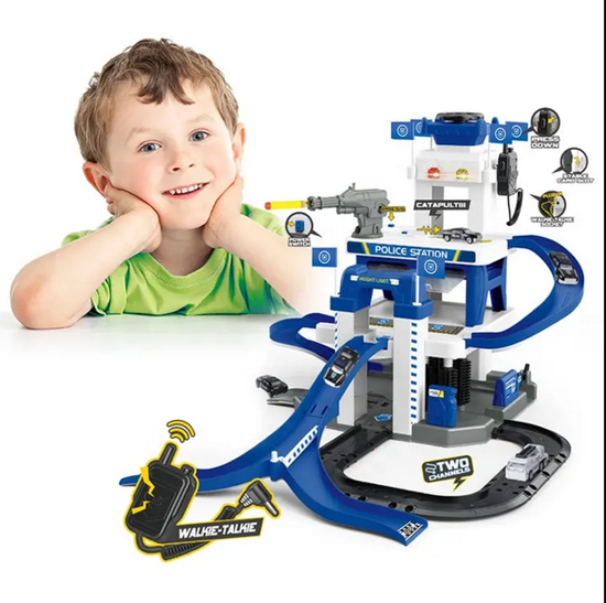 Picture of 84/ Best Selling Parking Lots with Light Music Lifting Toys, Kick 3 Cops Out, and Much More