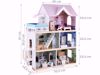 Picture of Wooden dollhouse with a swimming pool, an elevator ZA4835