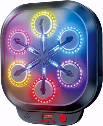 Picture of 92/Porodo Lifestyle Smart BT Boxing Set, Music & Lights, Digital Recorder, 6 Speed ​​Levels, Bluetooth Speaker, Music Selection, Gloves Included, Interactive Boxing Toy, Great Resistance - Black