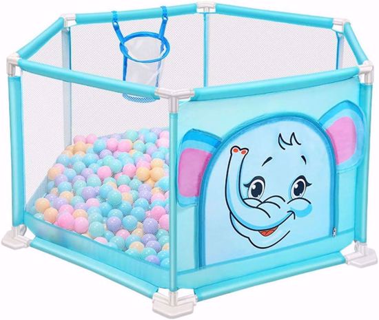 صورة 105/سياج حماية للأطفال، حظيرة لعب للأطفال، مساحة لعب داخلية وخارجية، مساحة لعب محمولة متعددة الاستخدامات، ديكور غرفة الأطفال للأطفال من عمر 3 إلى 36 شهرًا