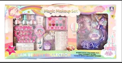 صورة 112/مجموعة مكياج للأطفال - يونيكورن للبنات.